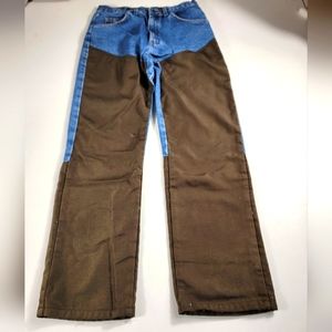 Wrangler Pro Gear Brush Guard Canvas Hunting Jeans PG101AN  33x32 ^